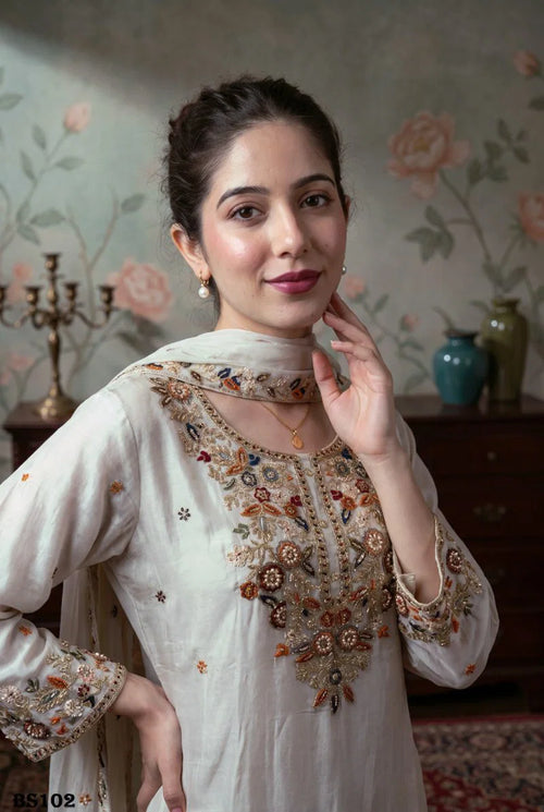 Beriston Bs 102 Chinon Embroidered Salwar Kameez