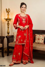 Beriston Bs 103 Crepe Embroidered Salwar Kameez