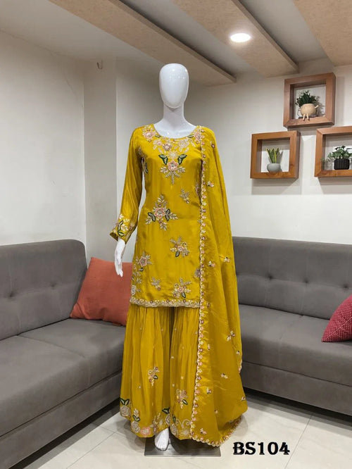 Beriston Bs 104 Crepe Embroidered Salwar Kameez