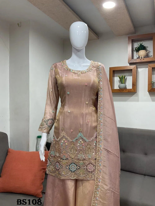 Beriston Bs 108 Viscos With Embroidered And Handwork Salwar Kameez