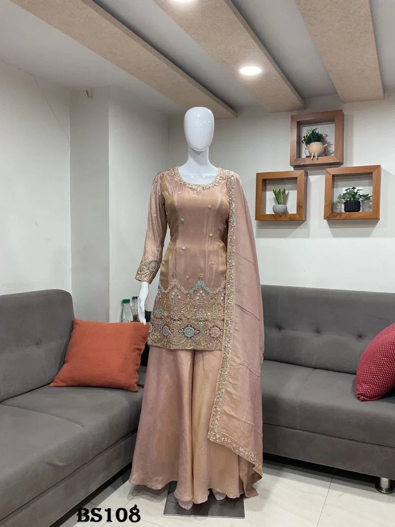Beriston Bs 108 Viscos With Embroidered And Handwork Salwar Kameez