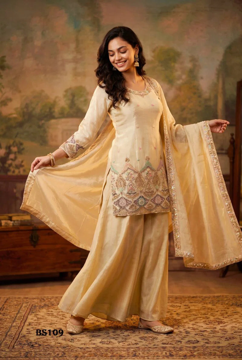 Beriston Bs 109 Viscos With Embroidered And Handwork Salwar Kameez