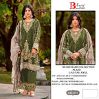 Bilqis B 142 E To H Readymade Jimmy Choo Embroidered With Peral Work