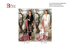 Bilqis B 175 A And B Lawn Cotton Embroidered Salwar Kameez
