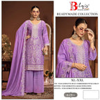 Bilqis B 178 A To D Readymade Star Georgette Embroidered Pakistani Salwar Suits