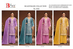 Bilqis B 178 A To D Readymade Star Georgette Embroidered Pakistani Salwar Suits