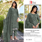 Bilqis B 245 E To I Georgette Embroidered Salwar Kameez