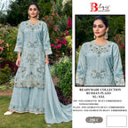 Bilqis B 250 A To D Faux Georgette With Embroidery Work Pakistani Suits