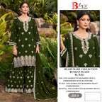 Bilqis B 255 A To D Faux Georgette With Embroidery Work Pakistani Suits