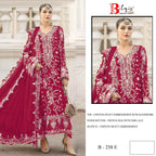 Bilqis B 258 E To H Chiffon Embroidered Work Pakistani Salwar Kameez