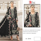 Bilqis B 258 E To H Chiffon Embroidered Work Pakistani Salwar Kameez