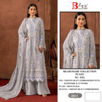 Bilqis B 262 A To D Readymade Chiffon Embroidered Pakistani Salwar Kameez