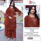 Bilqis B 264 A To D Readymade Chiffon Embroidered Pakistani Salwar Kameez