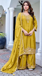 Bilqis B 266 A To D Readymade Chinon Embroidered Pakistani Salwar Kameez