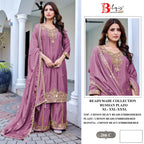 Bilqis B 266 A To D Readymade Chinon Embroidered Pakistani Salwar Kameez