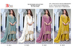 Bilqis B 266 A To D Readymade Chinon Embroidered Pakistani Salwar Kameez