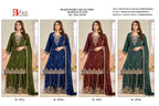 Bilqis B 270 A To D Readymade Chinon Beads Embroidered Salwar Kameez