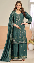 Bilqis B 271 A To D Chinon Readymade Embroidered Pakistani Salwar Kameez
