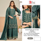 Bilqis B 271 A To D Chinon Readymade Embroidered Pakistani Salwar Kameez