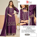 Bilqis B 271 A To D Chinon Readymade Embroidered Pakistani Salwar Kameez