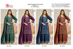 Bilqis B 271 A To D Chinon Readymade Embroidered Pakistani Salwar Kameez