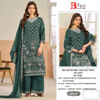 Bilqis B 272 A To D Readymade Chiffon Embroidered Pakistani Salwar Kameez