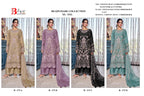 Bilqis B 274 A To D Chiffon Embroidered Salwar Kameez