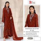 Bilqis B 281 A TO D Chiffon Embroidered Salwar Kameez Collection