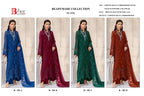 Bilqis B 281 A TO D Chiffon Embroidered Salwar Kameez Collection