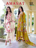 Blue Hills Amanat Rayon Embroidered Kurti With Bottom Dupatta