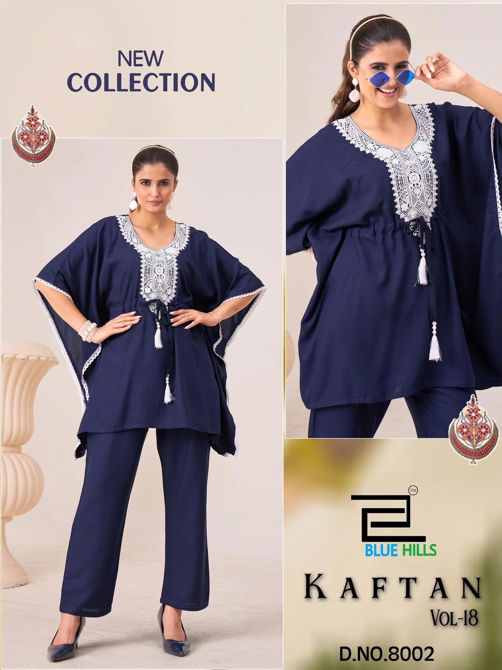 Blue Hills Kaftan Vol 18 Heavy Rayon With Embroidery Kaftan With Pant Collection