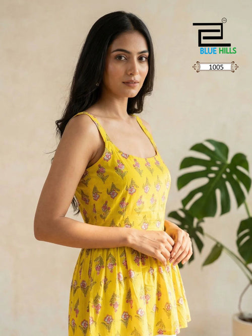 Blue Hills Princess Vol 5 Pure Cotton Printed Short Top Collection