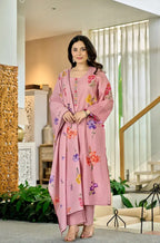 Brinda Vol 1 Chanderi Printed Kurti With Bottom Dupatta Collection