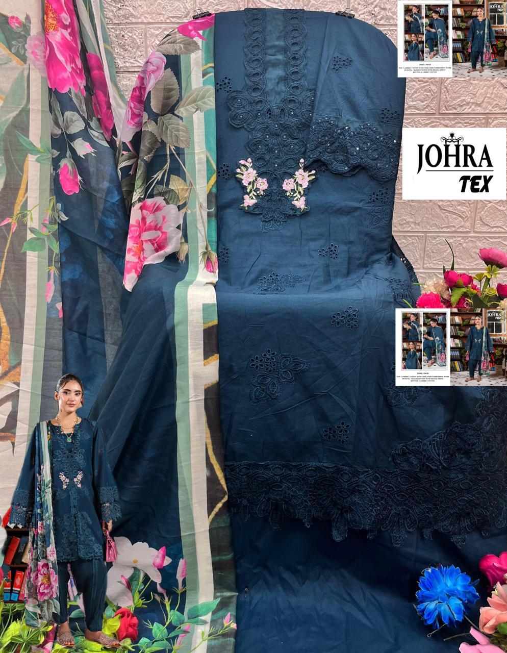 JOHRA TEX JT-184 (BC) – Premium Chikankari Cotton Suit Collection