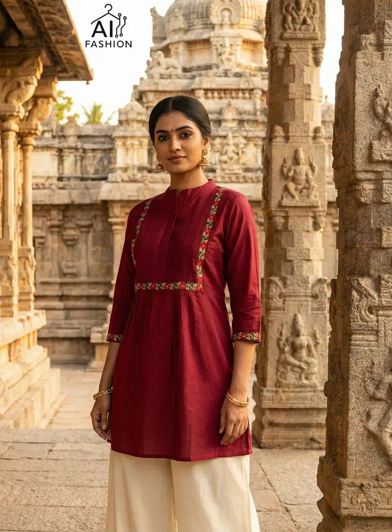 Charmi Vol 1 Rayon With Embroidered Short Kurti Collection