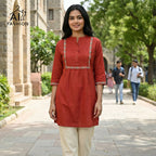 Charmi Vol 1 Rayon With Embroidered Short Kurti Collection