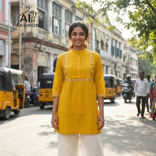Charmi Vol 1 Rayon With Embroidered Short Kurti Collection