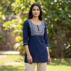 Charmi Vol 3 Rayon With Thread Worked Short Kurti Collection