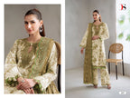 Deepsy Jade Bagh Chiffon Dupatta Cotton Embroidered Salwar Kameez