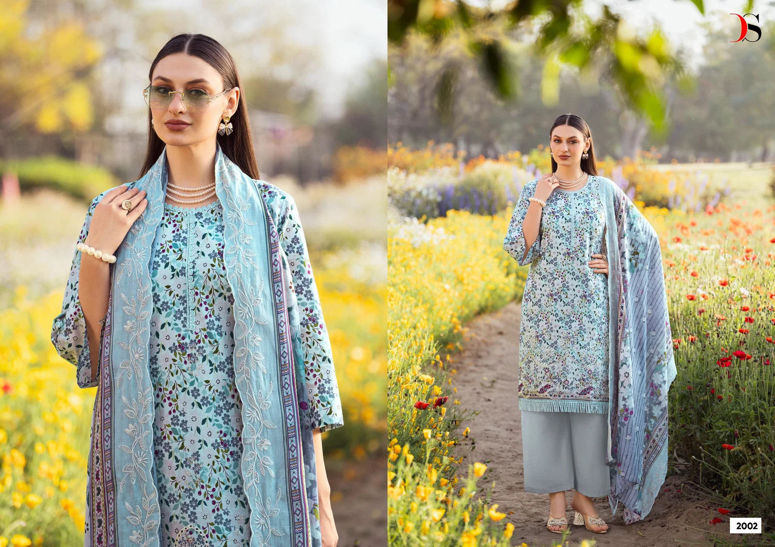 Deepsy Bin Saeed Vol 20 Cotton With Embroidery Pakistani Salwar Kameez