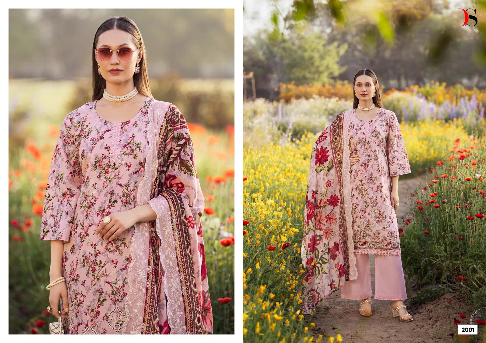 Deepsy Bin Saeed Vol 20 Cotton With Embroidery Pakistani Salwar Kameez