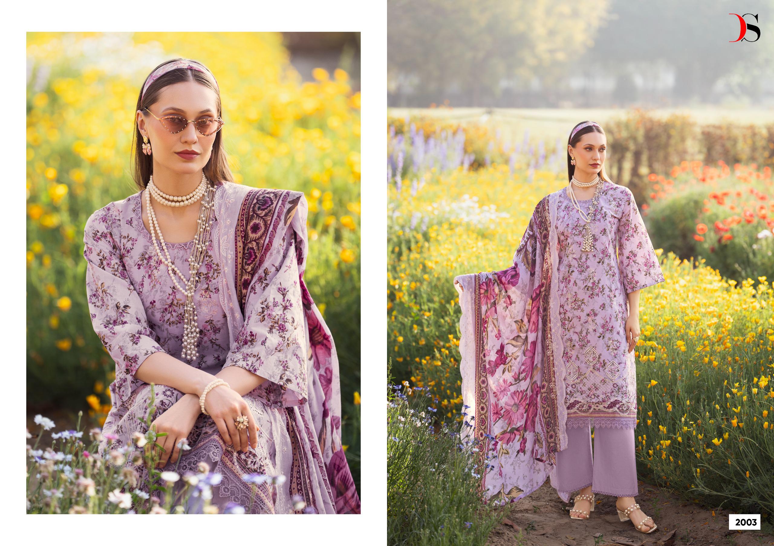 Deepsy Bin Saeed Vol 20 Cotton With Embroidery Pakistani Salwar Kameez