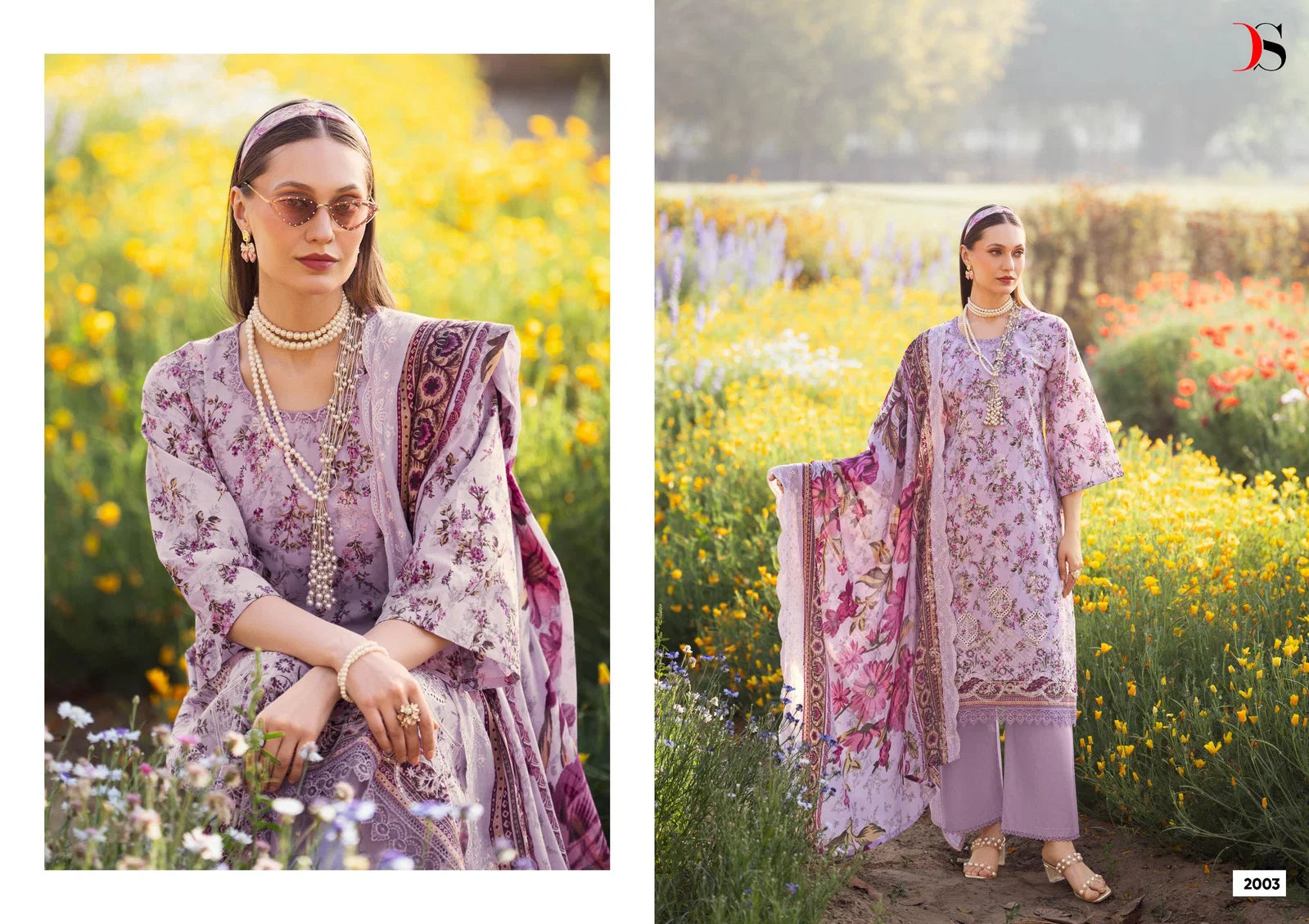 Deepsy Bin Saeed Vol 20 Cotton With Embroidery Pakistani Salwar Kameez