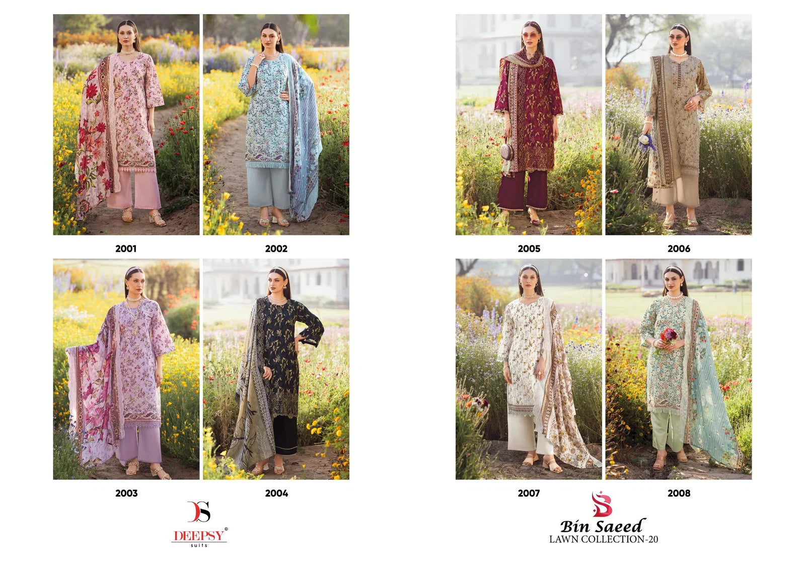 Deepsy Bin Saeed Vol 20 Cotton With Embroidery Pakistani Salwar Kameez