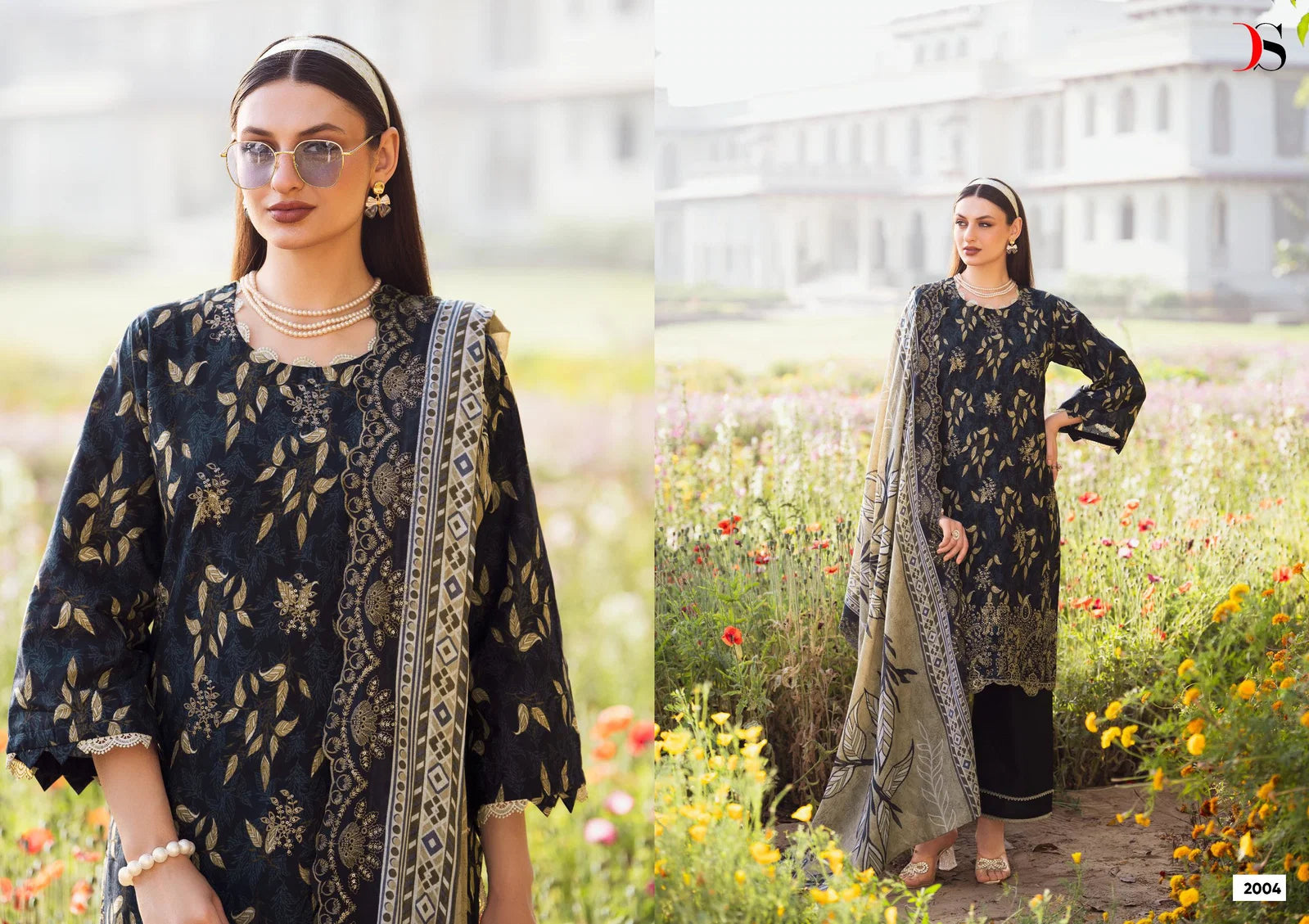 Deepsy Bin Saeed Vol 20 Cotton With Embroidery Pakistani Salwar Kameez