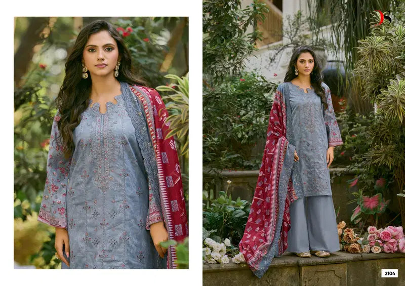 Deepsy Bin Saeed Vol 21 Cotton With Embroidery Pakistani Salwar Kameez