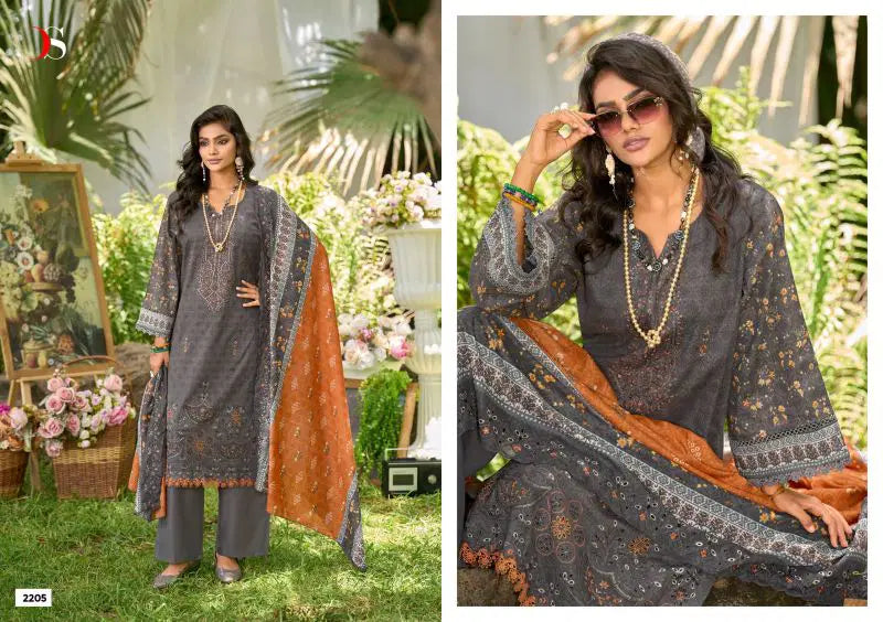 Deepsy Bin Saeed Vol 22 Cotton With Embroidery Pakistani Salwar Kameez