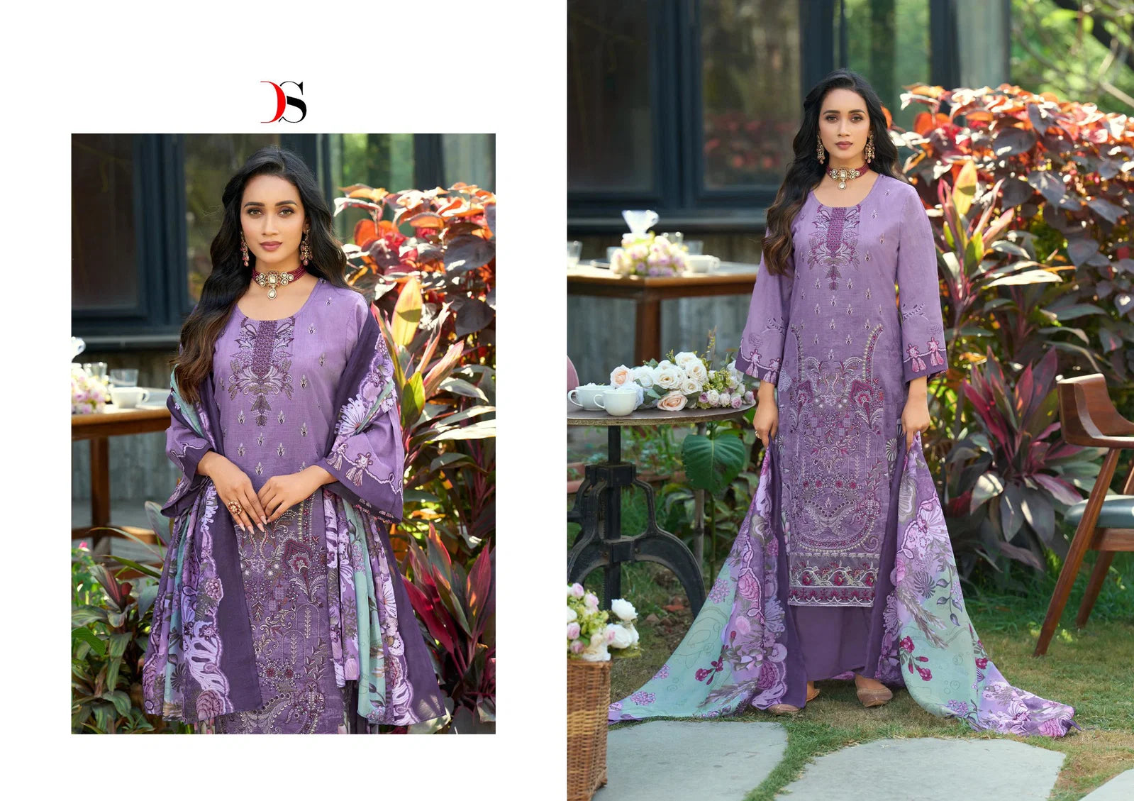 Deepsy Chevron Vol 16 Chiffon Dupatta Cotton Embroidered Salwar Kameez Collection