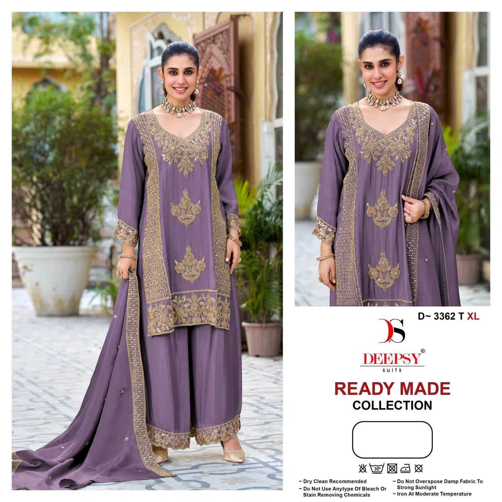 Deepsy D 3362 Q To T Readymade Viscose Silk Salwar Kameez