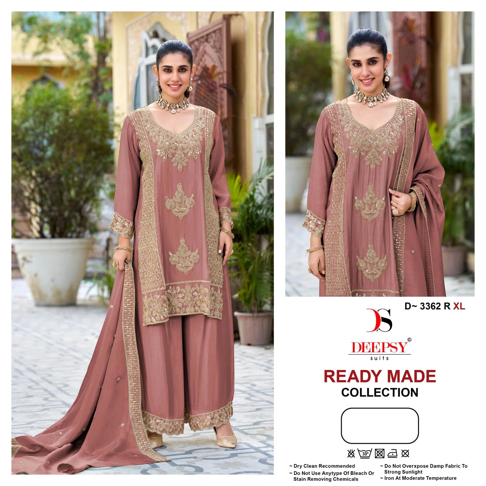 Deepsy D 3362 Q To T Readymade Viscose Silk Salwar Kameez